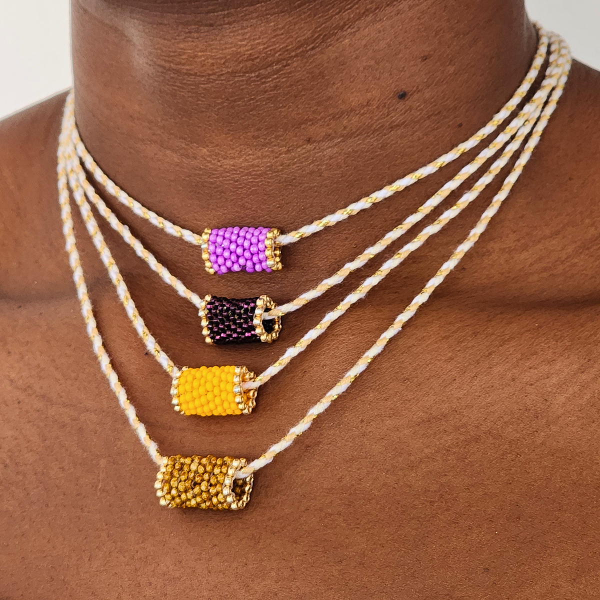 The Jacaranda Necklaces