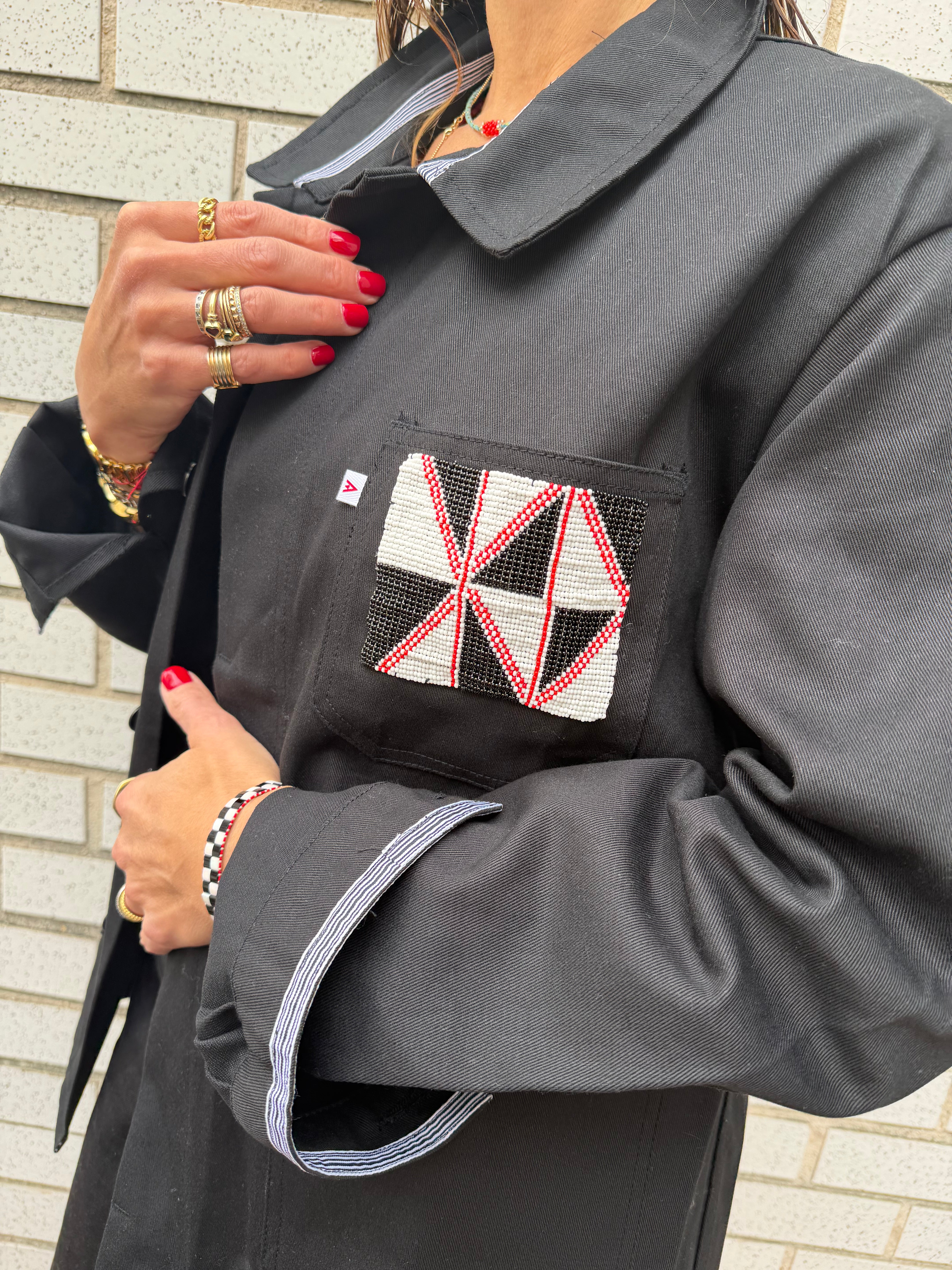 AU BOULOT WORKWEAR x MOIO BLACK JACKET - M